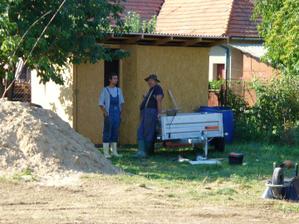 Čakanie na domiešavač
