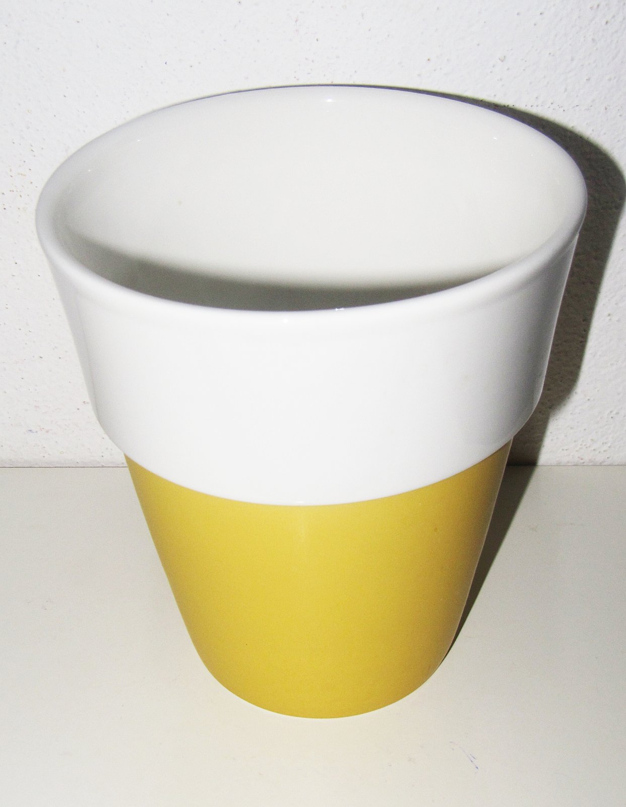 Žltá váza z porcelánu - Obrázok č. 1