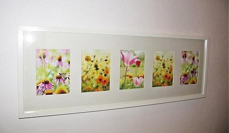 Vidiecky obraz lúčne kvety, veľkosť - 91 cm x 33 cm - Obrázok č. 1