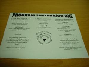 program významného dne ....