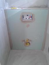príprava pre závesné wc