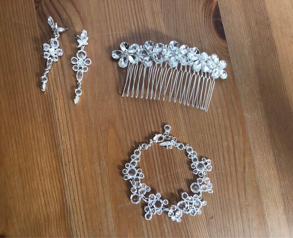 Set šperků pro nevěstu, hřebínek do vlasů - Obrázek č. 1