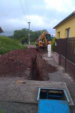 Prípojka vody cca 70m