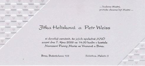 nase svatebko ... nascanovane neni tak pekne, jako skutecne :)