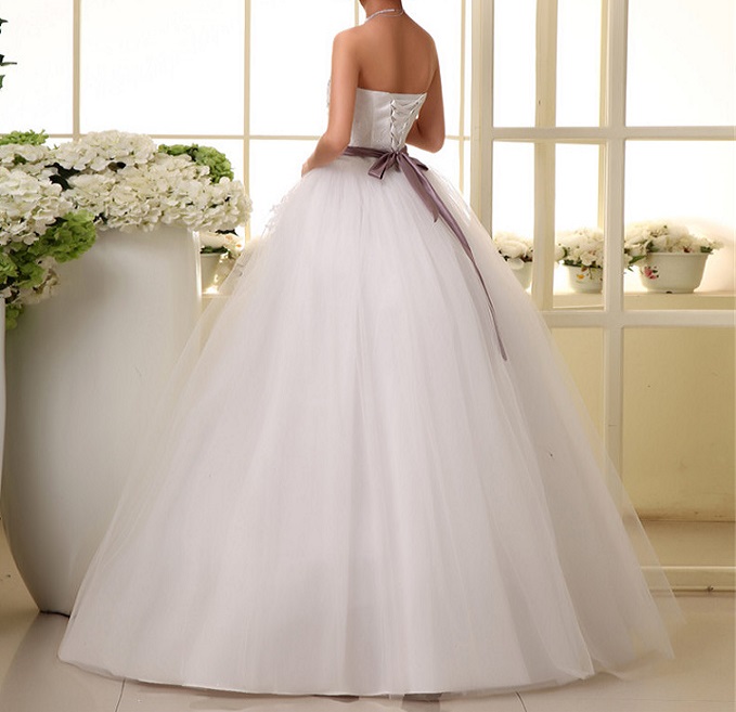 Dlhé svadobné šaty - 16 veľkostí - Obrázok č. 2