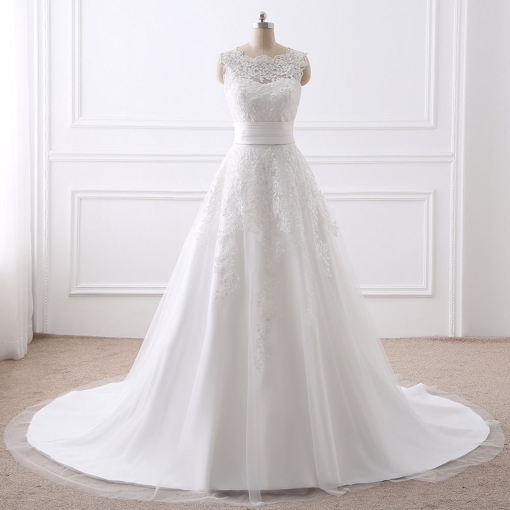 Dlhé/krátke svadobné šaty- 8 veľkostí, 2 farby-2v1 - Obrázok č. 1