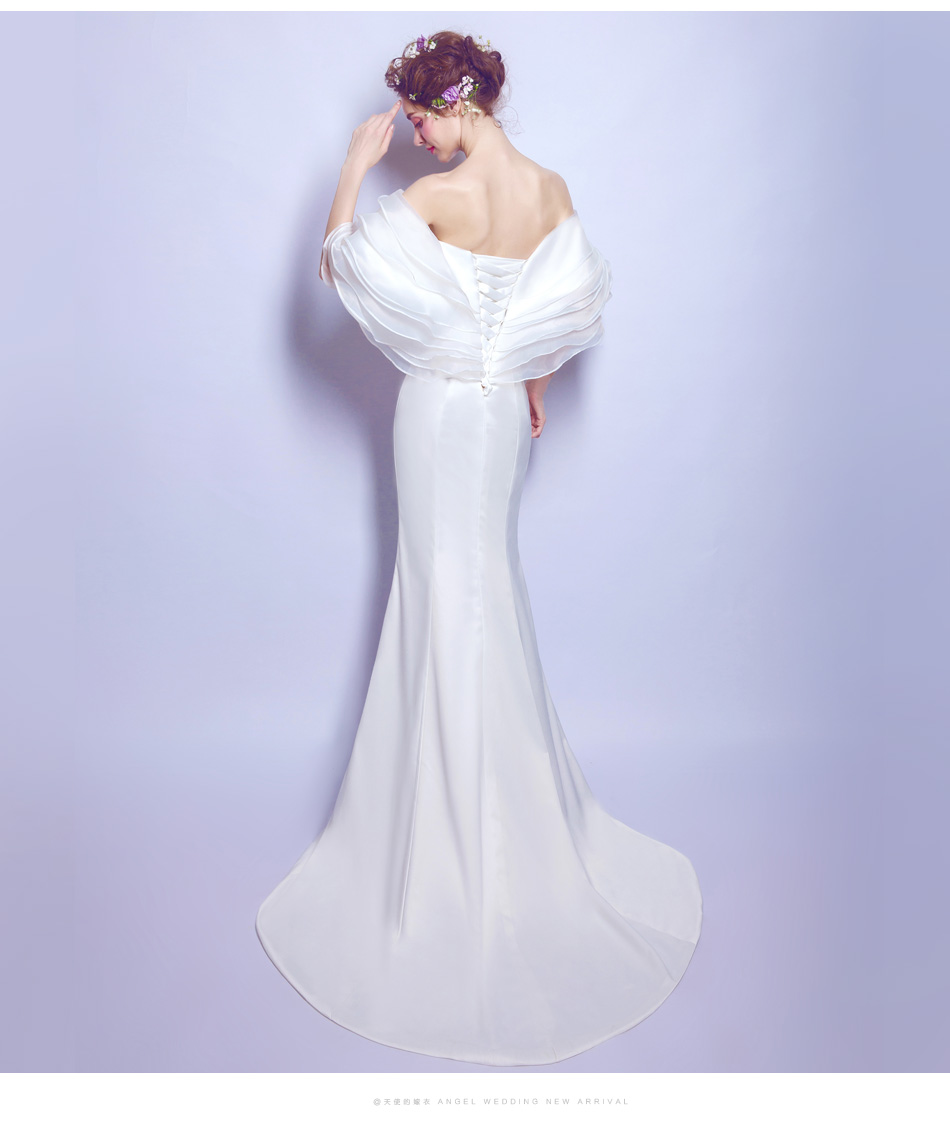 Dlhé svadobné šaty - 6 veľkostí - Obrázok č. 2