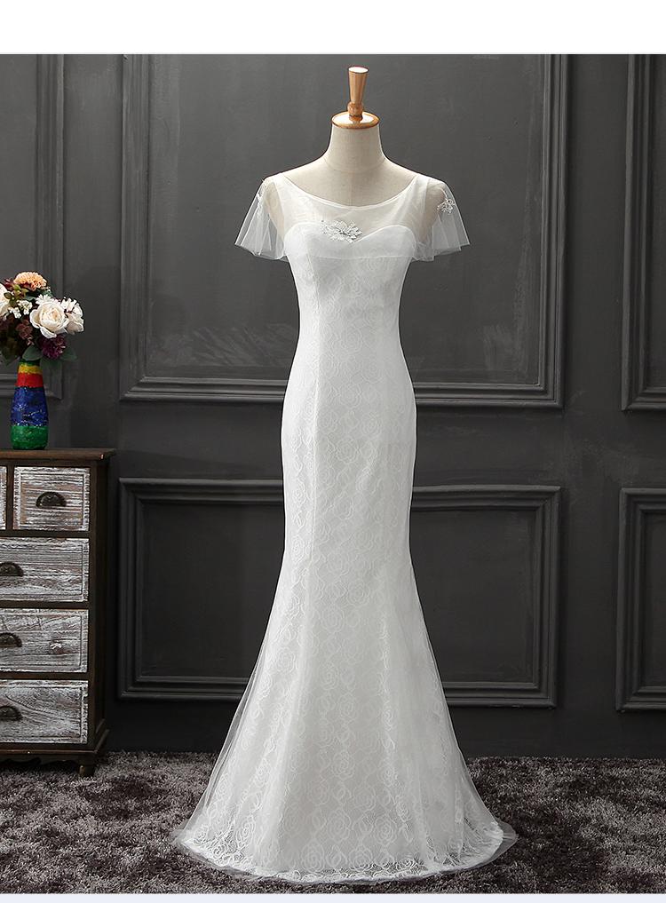 Dlhé svadobné šaty - 8 veľkostí - Obrázok č. 1