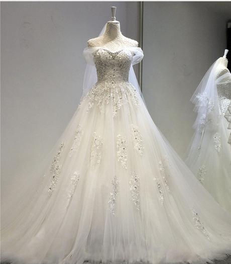 Dlhé svadobné šaty - 7 veľkostí - Obrázok č. 1
