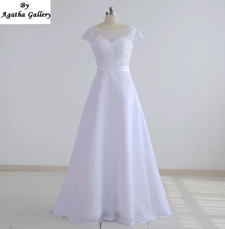 Dlhé svadobné šaty - 12 veľkostí, 16 farieb - Obrázok č. 1
