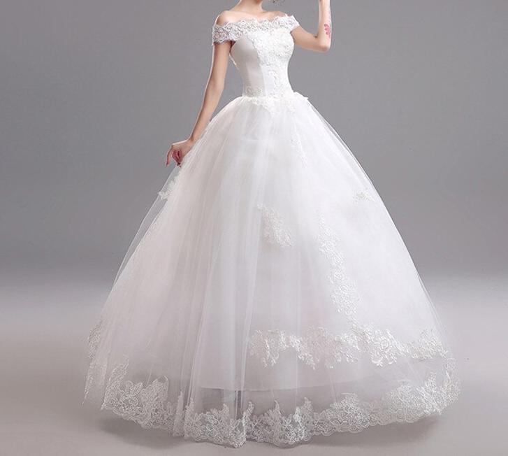 Dlhé svadobné šaty - 11 veľkostí - Obrázok č. 1