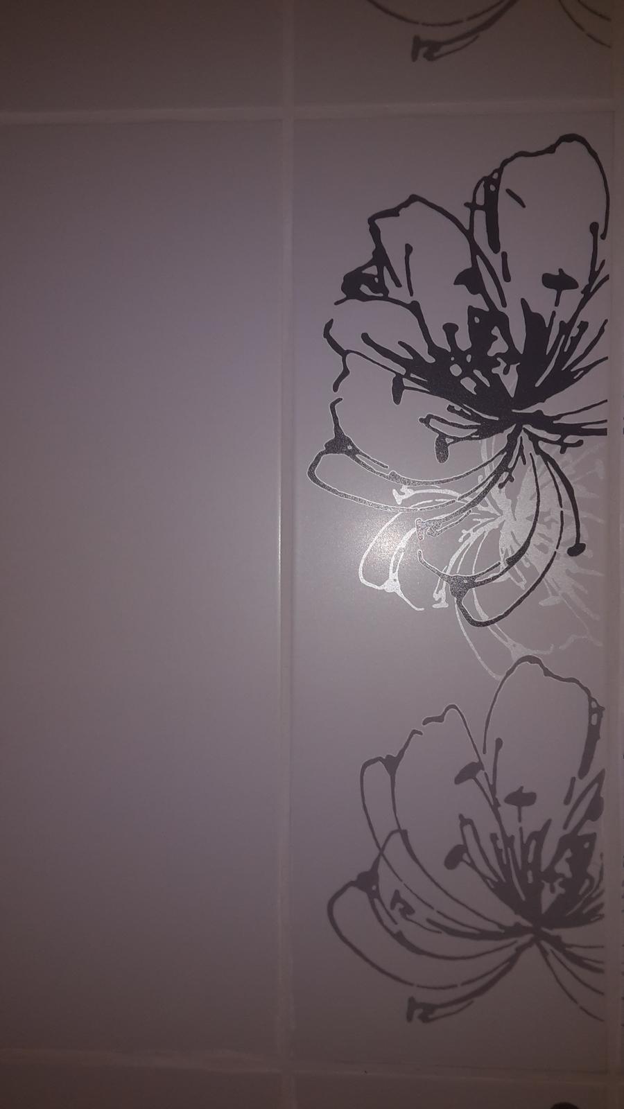 Midian bianco dekor Kvet A 20x60 cm - Obrázok č. 1