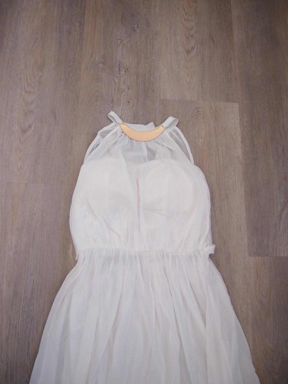 Bílé dlouhé svatební šaty - Obrázek č. 1