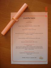 a taketu menu, prisposobene nasej farbe vyzdoby - maslovej...