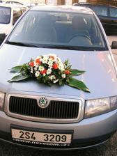 nemůžu se pořád rozhodnout, jestli vůbec a když tak jakou kytici na auto