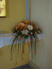 Dalšia ikebana v kostole