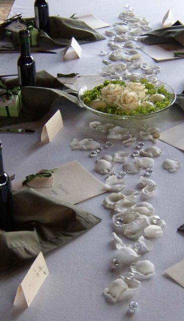 Příprava naší svatby-inspirace;o) - Krásná výzdoba stolu.