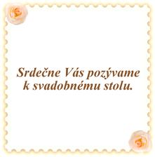 pozvanie k stolu
