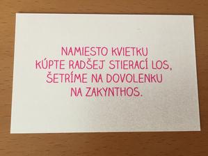 K našim svadobčanom máme malú prosbičku.