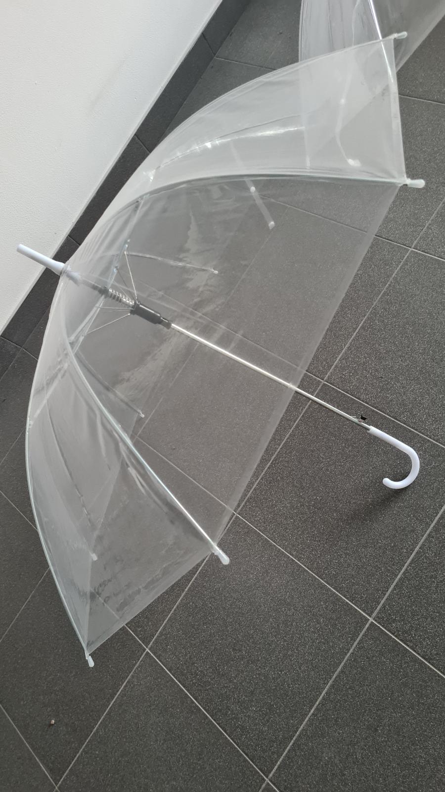 2 ks průsvitných deštníků - Obrázek č. 2