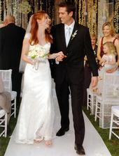 Alyson Hannigan a Alexis Denisof (2003)