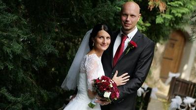 Nikola Šobichová (Holki) a její manžel Filip (2015)