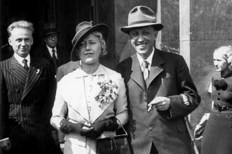 Karel Čapek a Olga Scheinpflugová (1935)