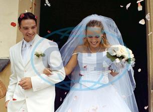 Petr Čajánek a manželka Kateřina (2002)