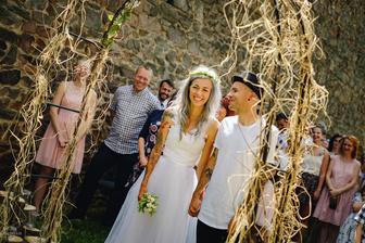 Lukáš Vincour (Pipes and Pints) a manželka Michaela (2017)