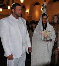 Sasha Mitchell (Cody-Krok za krokem) a manželka Rachel (2010)