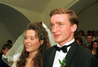 Vladimír Šmicer a Pavlína Vízková (1996)