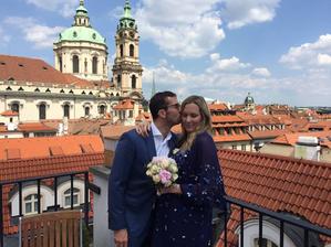 Nicole Vaidišová a Radek Štěpánek (25. 5. 2018)