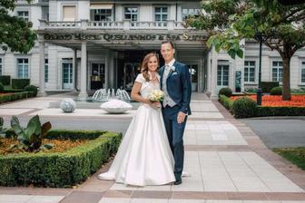 Martina Hingisová a Harry Leemann (2018)