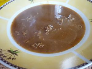 držková polévka z kotrče