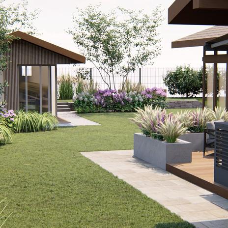 Návrh záhrady na Liptove