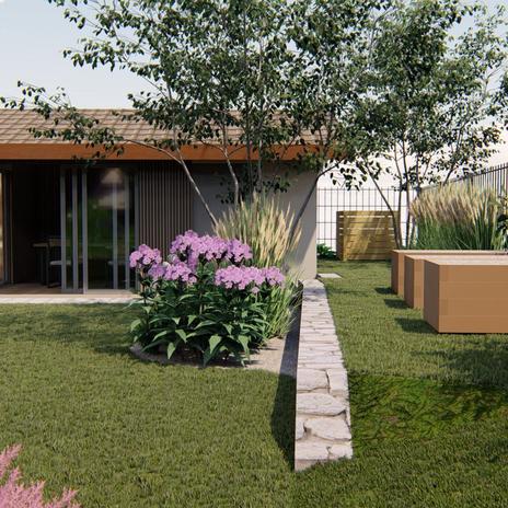 Návrh záhrady na Liptove