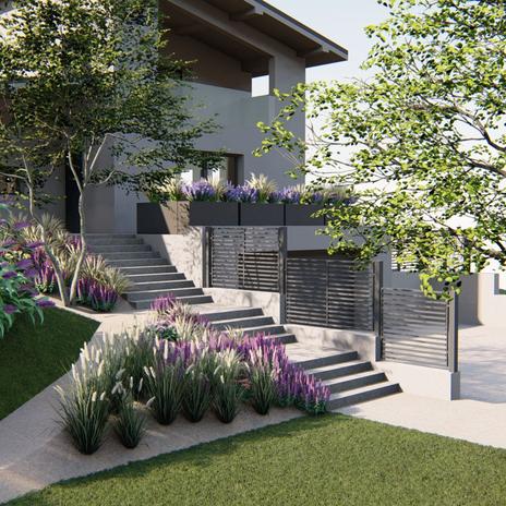 Záhrada vo svahu na Orave