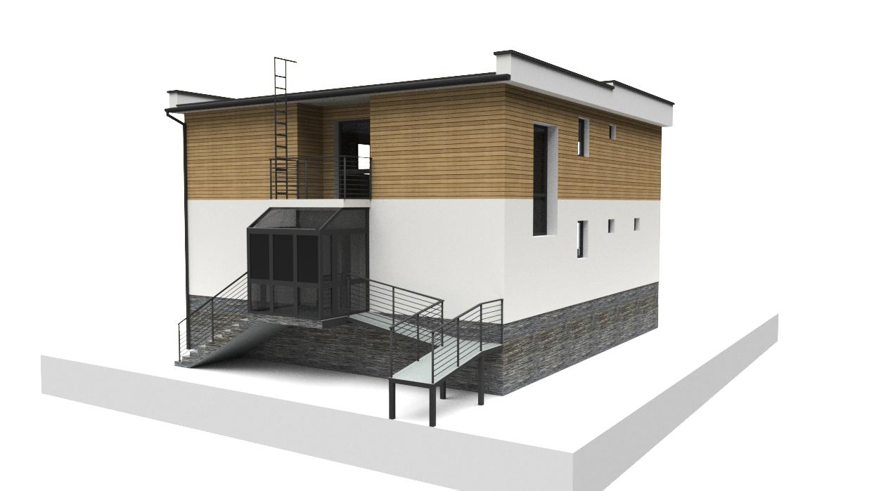 Návrh fasády a terasy rodinného domu - Obrázok č. 2