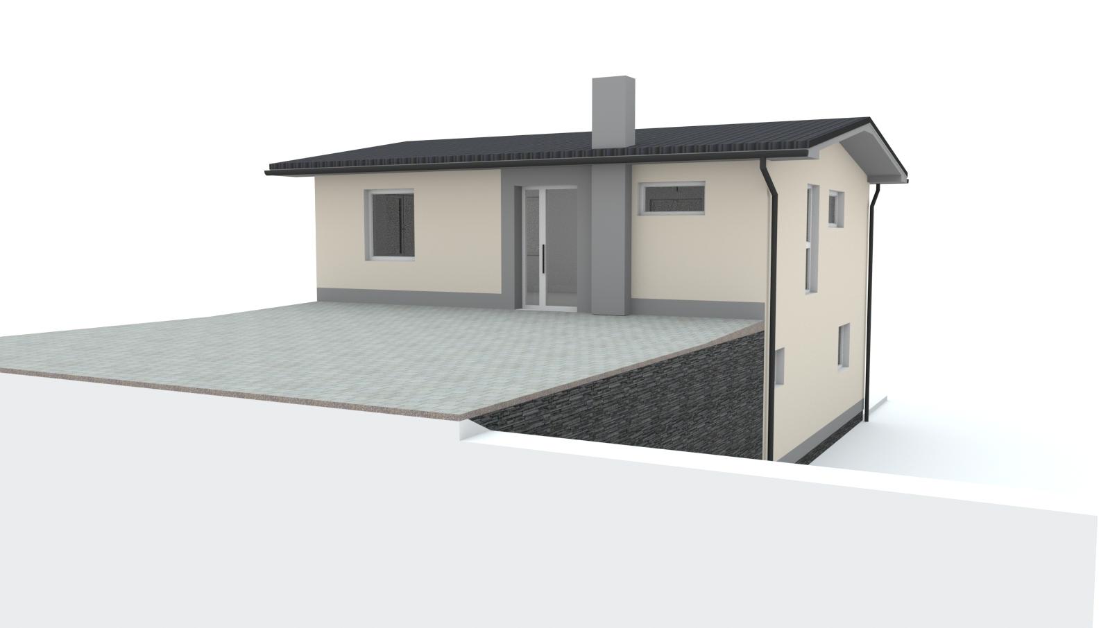 Grafický návrh fasády rodiinného domu - Obrázok č. 6