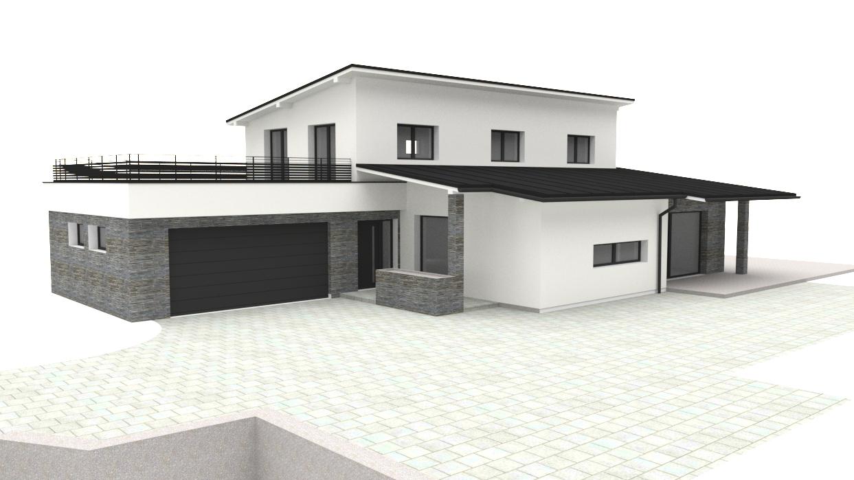 Návrh fasády rodinného domu - Obrázok č. 1
