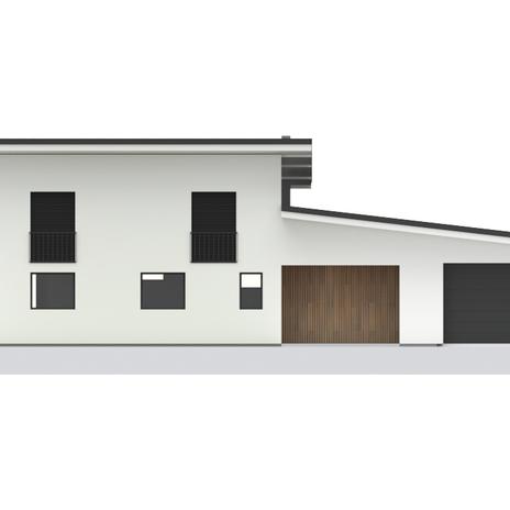 Návrh minimalistickej fasády, prístavby garáže a pergoly