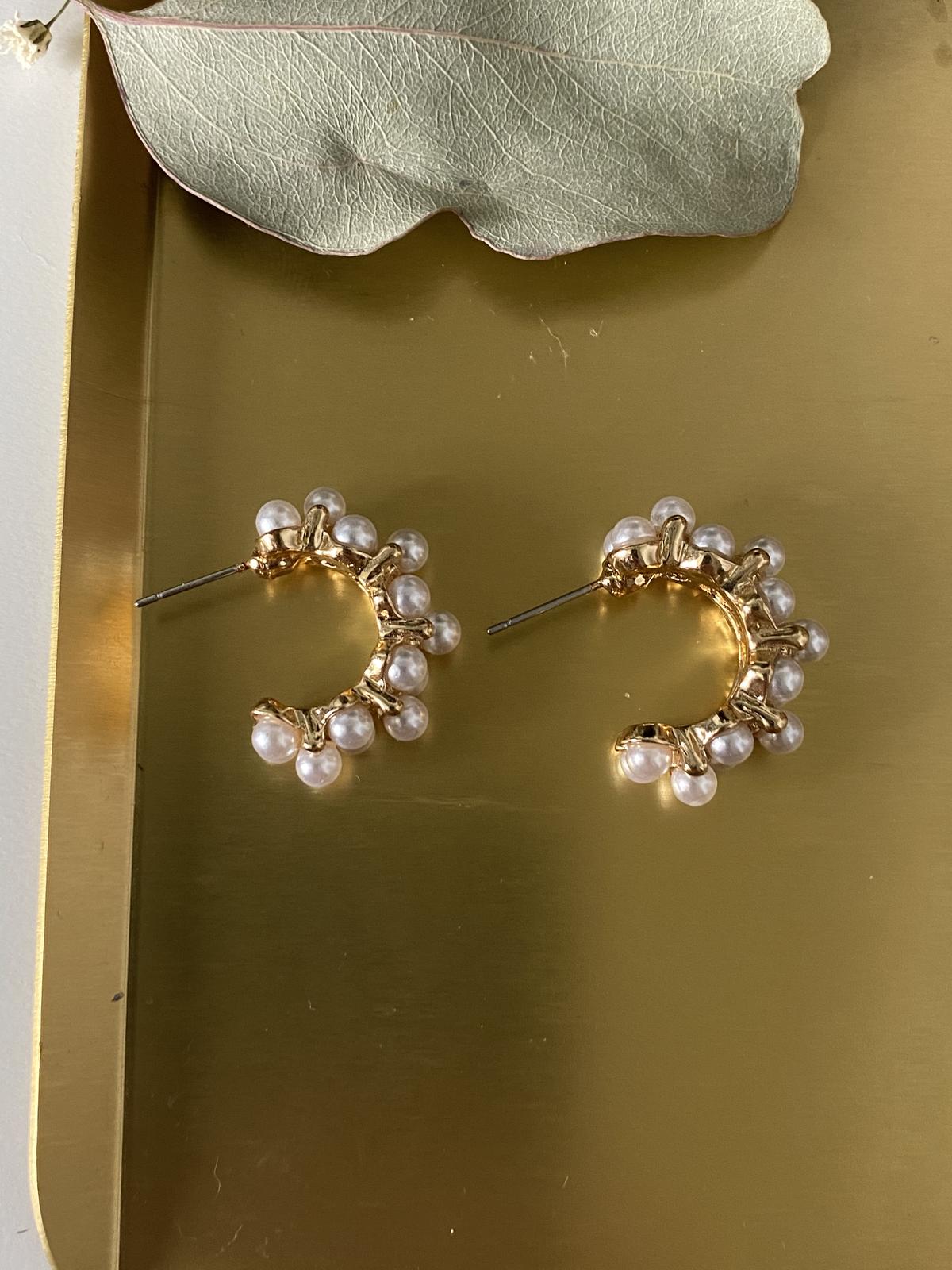 Náušnice s perličkami – bižuterie - Obrázek č. 3