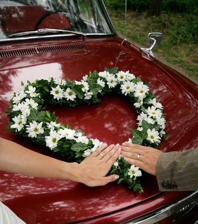 V+M.. svatba v tyrkysovém - Něco takového chci udělat na auto...