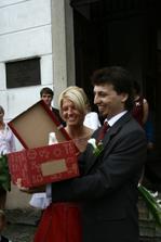 první dar - bílá holubice