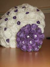 My bridal bouquet with bridesmaids