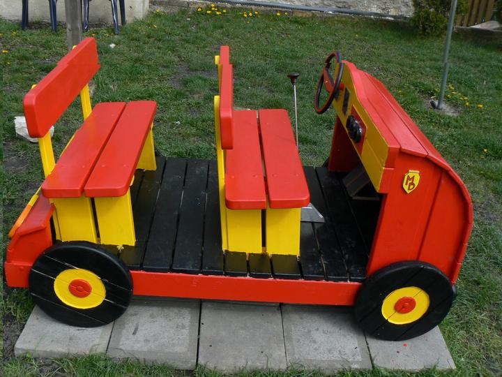 Auto pro děti na zahradu - Hotové autíčko
