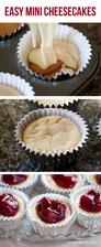 Easy mini cheesecakes