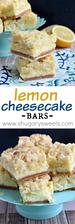 Lemon Cheesecake Bars