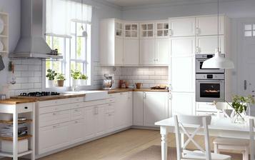 Kuchynska linka pojde Ikea Bodbyn, len ju namalujem olivovo zelenou farbou