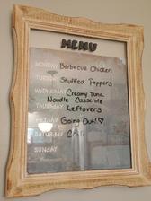 menu do kuchyne